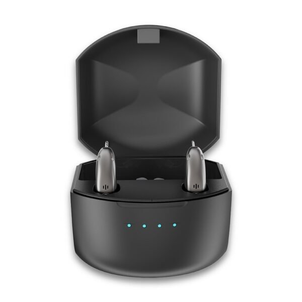 Rechargeable Bluetooth APP intelligent noise reduction RIC hearing aid ear back type hearing aid for the elderly with hearing loss - Image 5