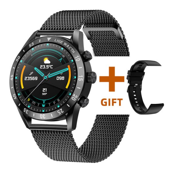 Bluetooth call smart watch pedometer sports multifunctional men's waterproof bracelet watch - Image 7