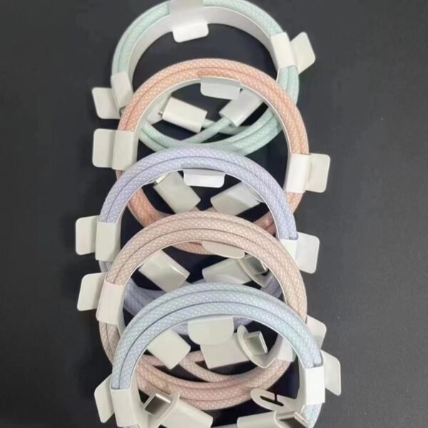 20W Apple PD Fast Charging Suitable for Apple 15C-C Data Cable Fast Charging Braided Mobile Phone Super Fast Charging Cable - Image 4