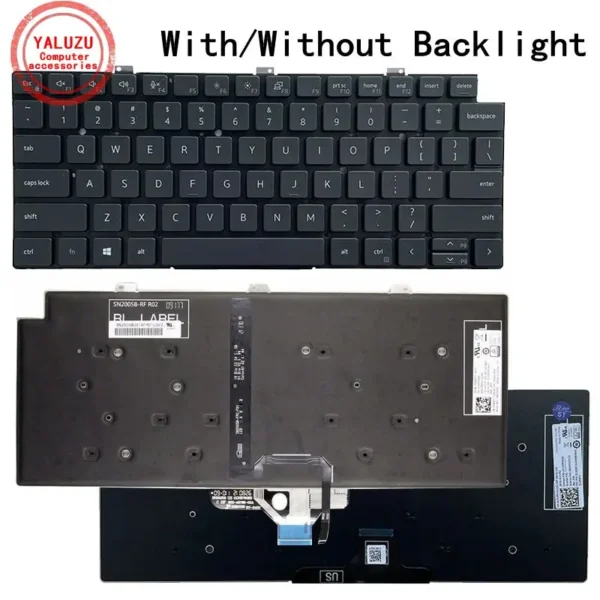 US English NEW Laptop Keyboard For Dell Latitude 13 7320 E7320 5320 P133G