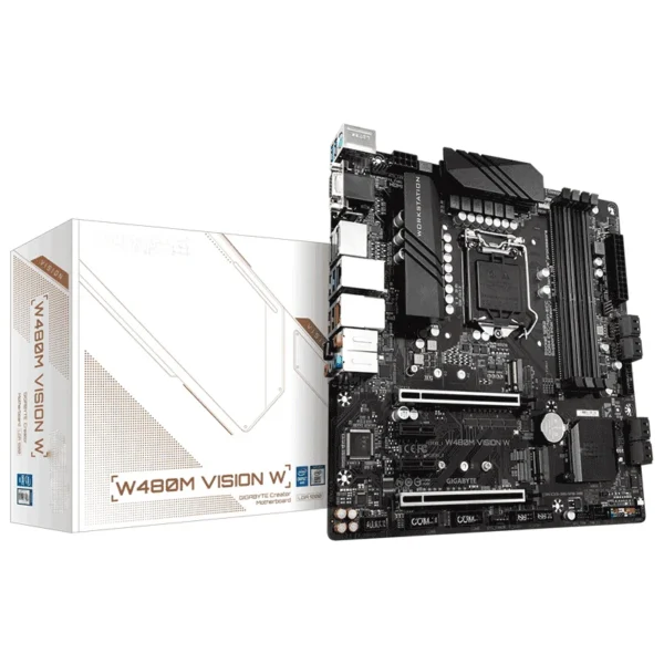 W480M VISION W Workstation Motherboard For Gigabyte M.2 DDR4 LGA 1200 Support W-1200 W-1300 CPU PCIE 4.0 High Quality - Image 2